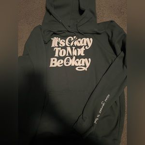 Dark Green hoodie - unisex XL